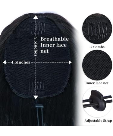 Long Braid Curly Ponytail Extensions 26in Synthetic with Drawsting Ponytail Extension Hairpiece for Women (118 Red) - Buy Online on GoSupps.com