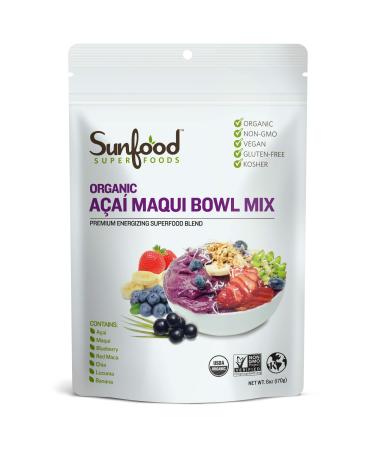 Sunfood Organic Acai Maqui Bowl Mix 6 oz (170 g)