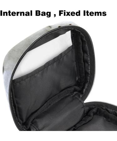 Menstrual Pad Bag with Zipper - Stylish Tampon & Napkin Storage for Women & Girls | Polar Bear Design - Buy Online on GoSupps.com