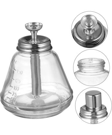 Beatifufu Glass Bottle Pump Bottle Nail Polish Remover Pump Push down Pump Push down Bottle Clear Container Clear Cosmetic Bottle Pump for Nail Art Jar - Buy Online on GoSupps.com