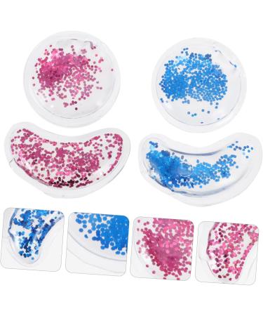 4 pi ces Patches Gel Rafra chissants pour Yeux Sequins Lot de R utilisables Packs de Froid pour Yeux Fatigu s et Gonfl s Rose et Bleu - Buy Online on GoSupps.com