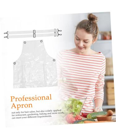 BELLIFFY Barber Apron Hair Apron Stylist Apron Hair Cutting Apron Clear Aprons for Hair Stylist Apron for Hair Stylist Salon Aprons for Hair Stylist Hairdresser Apron Adjustable Apron - Buy Online on GoSupps.com