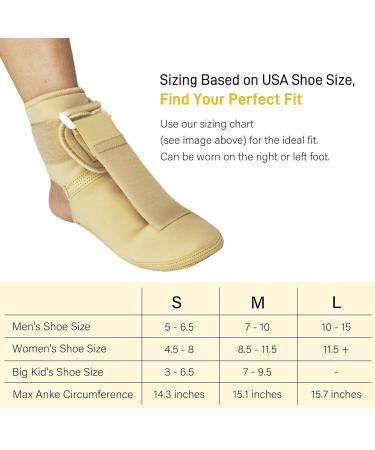 Plantar Fasciitis Night Splint Sock | Adjustable Foot Support for Targeted Relief & Healing | Medium Size - Buy Online on GoSupps.com