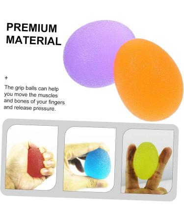 Toddmomy 4-Piece Handle Grip Balls - Hand Strength Training & Massage - Finger Gripper Set for Fitness & Rehabilitation - Buy Online on GoSupps.com