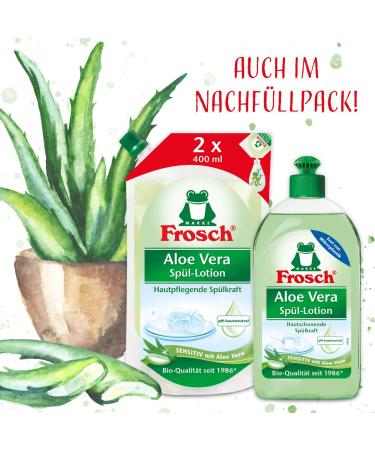 Frosch Aloe Vera Hand Wash Lotion - 8 x 500 ml Pack | Gentle & Eco-Friendly Hand Care | International Shipping Available - Buy Online on GoSupps.com