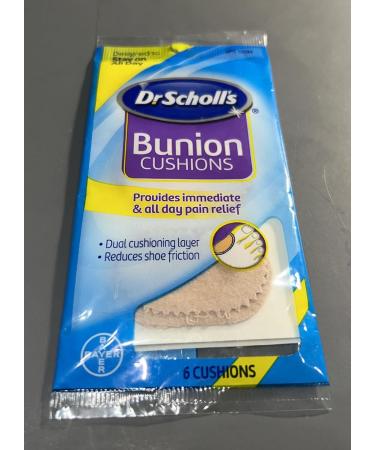 Buy Dr. Scholl's Bunion Cushions - 6-Count Packages (Pack of 8) for Ultimate Relief | International Shipping Available - Buy Online on GoSupps.com