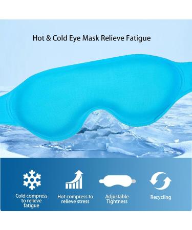 Wpsagek Cooling Eye Cover | Reusable Eye Cooling Masque Gel | Shading Design Sleeping Tool for Business Trip Travel Home and Car - Buy Online on GoSupps.com