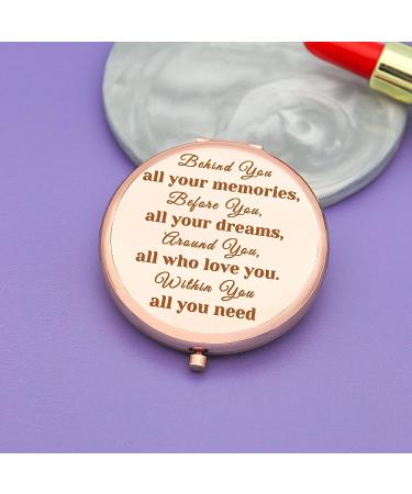 Coworker Leaving Gift: Pocket Makeup Mirror for Her - Birthday, Graduation, Going Away - Unique Goodbye Gift for Women, Besties, Friends - Buy Online on GoSupps.com