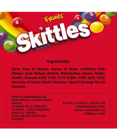 SKITTLES - Fruits flavored sweets - Box of 125 g - Buy Online on GoSupps.com