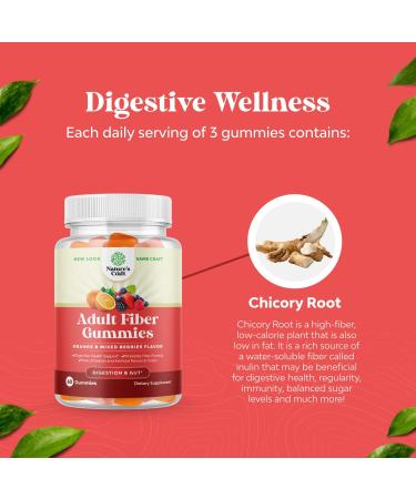 Halal Fiber Gummies for Adults - Colon Health & Digestive Support - Prebiotic Fiber Supplement for Gut Health & Immunity - 60 Tasty Gummies - Buy Online on GoSupps.com