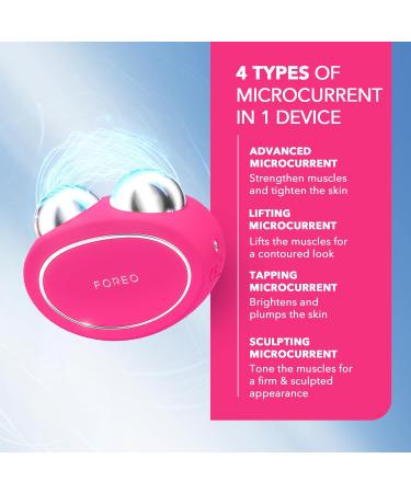 FOREO Bear 2 Advanced Lifting & Toning Microcurrent Facial Device Anti Aging Face Sculpting Tool Instant Face Lift Firm & Contour Non-Invasive Skin Care Tools Fuchsia - Buy Online on GoSupps.com
