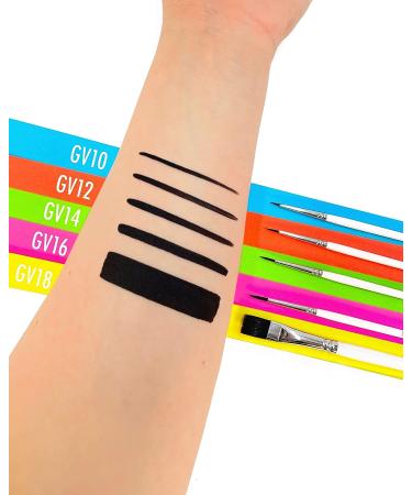 Gavissi Beauty Detail Liner Brush - Professional Makeup Tool for Eyes, Face & Body Paint - Synthetic Bristles, Thin Point Applicator - Ideal for Water Activated, Gel, Cream, Liquid, Cake Eyeliners & SFX Makeup - Buy Online on GoSupps.com