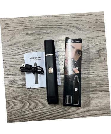 Buy Hemoton Nose Hair Trimmer - Dual Blade Portable Electric Face Trimmer | Waterproof Keychain Design for Men - Buy Online on GoSupps.com