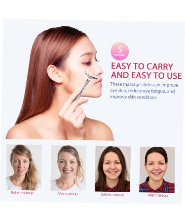 10 Pcs Facial Roller Set - Anti-Wrinkle Eye Massage Tools & Gua Sha Applicator - Zinc Alloy Beauty Shovel for Sensitive Skin - Relaxing Eye Care Gift for Girls - Buy Online on GoSupps.com