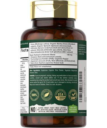 Tahoe Nutritionals Super Fruits and Veggies Capsules | 90 Count | Vegetarian Non-GMO and Gluten Free Supplement - Buy Online on GoSupps.com
