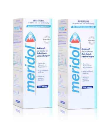 Meridol 2x Meridol mouthwash gum protection 400ml - without alcohol