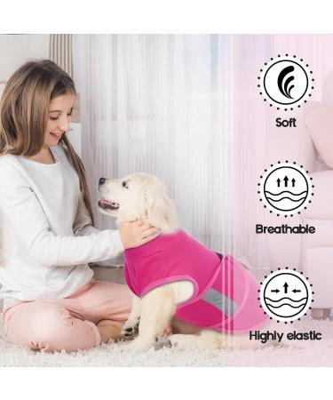 Hjumarayan Stretchy Dog Jacket - Lightweight Reflective Large Dog Coat (Red, Size L) - Buy Online on GoSupps.com