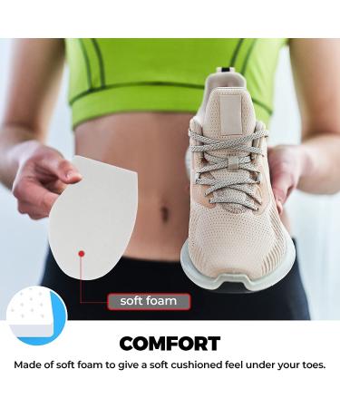 5 Pair of Half Insoles - Unisex Shoe Inserts for Big Shoes - Medium Pointy Half-Sizer - Shoe Fillers for Improved Comfort - Buy Online on GoSupps.com