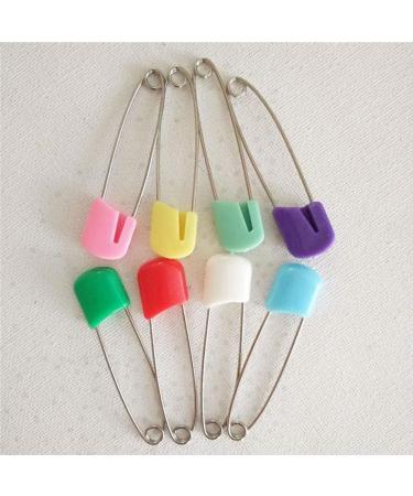 Supvox 50 Pcs Plastic Head Baby Diaper Safety Pins Baby Safety Pins Diaper Pins Safety Locking Baby Cloth Diaper Nappy Pins - Buy Online on GoSupps.com