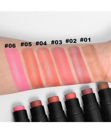 LXZJJM Cream Blush Makeup Matte and Dewy Finish Highlighting Solid Blush Corrector Easy Application Shimmery Blends Perfectly onto Skin (03# 0.28oz) 03# 8 g (Pack of 1) - Buy Online on GoSupps.com