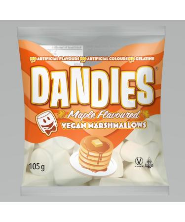 Dandies - Maple Flavoured Mini Vegan Marshmallows 20 x 105g - Buy Online on GoSupps.com