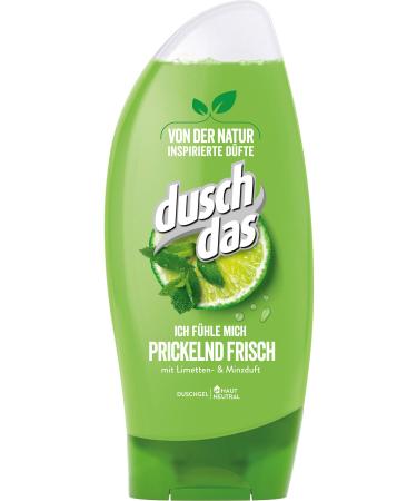 Duschdas Duschdas Fresh and Sparkling Shower Gel for Women with a Fresh Natural Scent Dermatologically Tested (6 x 250ml) Mint Fresh