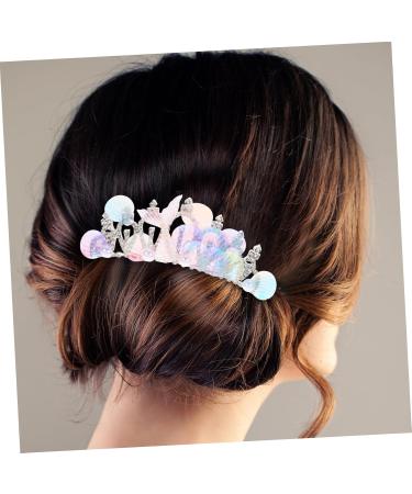 Beatifufu Rhinestone Tuck Comb Girls Metal Hair Comb Headdresses for Women Headpieces for Girls Women Hair Comb Metal Headpiece Hair Clips Wigs Girl Hair Comb Crown Issue Card Baby - Buy Online on GoSupps.com