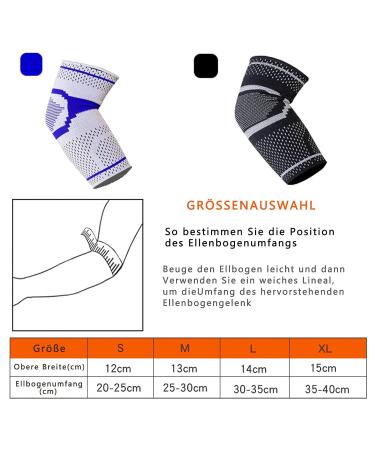 GIRYES Elbow Support Sleeve 2-Pack - Compression Arm Brace for Tennis & Golfer's Elbow - Arthritis, Tendonitis, Joint Pain Relief - Non-Slip, Moisture Wicking (L, Black) - Buy Online on GoSupps.com