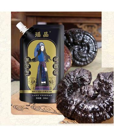 Anti-Hair Loss Shampoo with Ginger Plant Extract 240ml Japanese Ginger Extract Shampoo Polygonum Multiflorum Oil Control Anti-Dandruff Shampoo - Buy Online on GoSupps.com