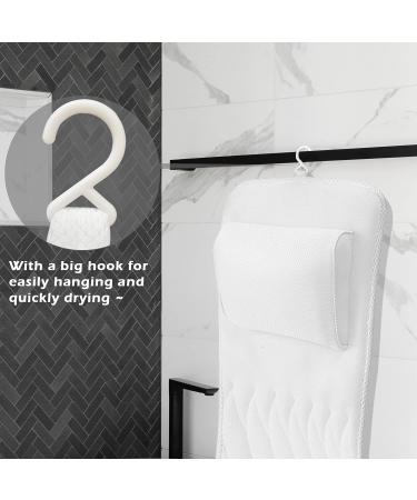 Premium AEROiVi Full Body Bath Pillow with Lumbar Support - 14 Suction Cups, 3D Air Mesh - Universal Fit for Ultimate Comfort - Buy Online on GoSupps.com