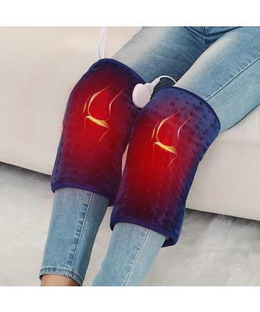Knee Heating Pad  2 Pcs Hands-Free Heated Knee Wrap Heating Pad for Knee  86  158  Adjustable Temp  30/60/90min Auto-Off  Fast Heating Electric Heat Pad for Knee Pain Relief  Knee Fatigue  Arthritis For Knees(2 Pcs)