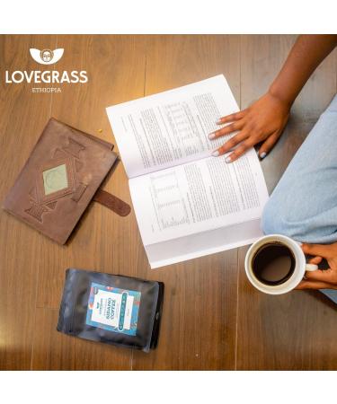 Lovegrass Ethiopia Roasted Single Origin Sidamo Coffee 250 g Whole bean Medium Roast - Buy Online on GoSupps.com