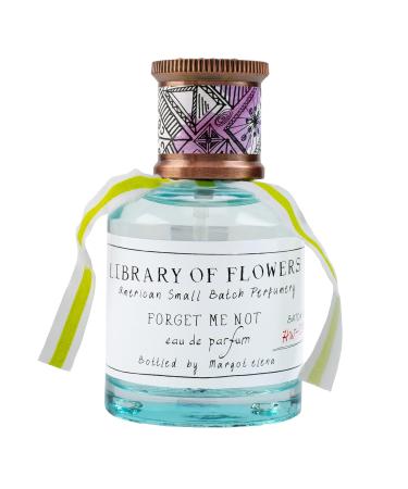 Library of Flowers Forget Me Not Eau de Parfum 1.69 Fl. Oz. Osmanthus Rice Powder & White Orchid Women s Perfume Eau de Parfum Spray for Women Perfume for Women
