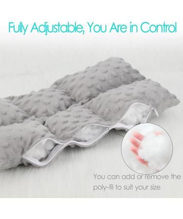 Stoma Security Belt Cushion - Protective Covers for Ileostomy & Urostomy Bags | Minky Dot Gray | Ideal for Men & Women - Buy Online on GoSupps.com