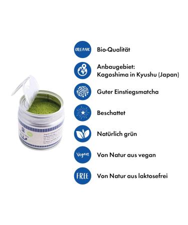 Organic Matcha Powder from Japan | 3x30g Pesticide-Free Green Tea for Lattes Smoothies & Cooking | Vegan & Mild Flavor - Buy Online on GoSupps.com