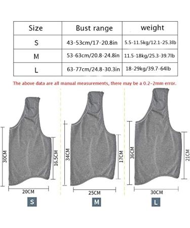 Buy Anti-Stress Dog Vest | Soothing Coat for Anxiety Relief | Soft Blue Dog Shirt (Size S) - Buy Online on GoSupps.com