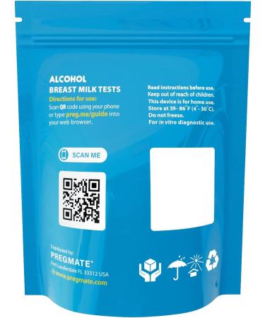 PREGMATE 10 Alcohol Breast Milk Tests - 10 Count Strips (Pack of 1) - Buy Online on GoSupps.com