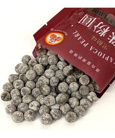 WuFuYuan Boba Tapioca Pearl Bubble Tea DIY Set | Black Large Balls 8.8oz (3 pack) + Reusable Stainless Steel Boba Straws & Silicone Tips | 1 Cleaning Brush & Canvas Bag - Buy Online on GoSupps.com