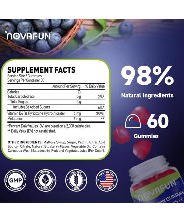 Novafun Ashwagandha Gummies & Melatonin Gummies Bundle 2-Pack - Daytime Stress Relief & Nighttime Deep Sleep Support for Adults - Buy Online on GoSupps.com