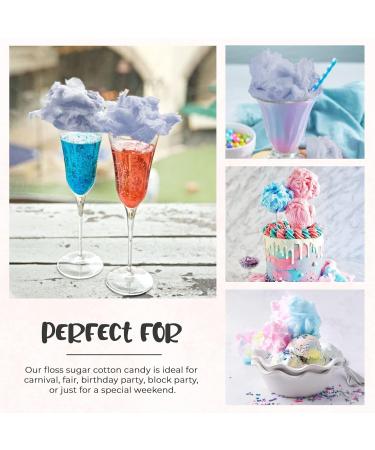 Baking Beauty and Beyond Premium Cola Flavour Floss Sugar 800g - Bulk Cotton Candy Flossing Sugar with Natural Ingredients for Every Occasion - Buy Online on GoSupps.com