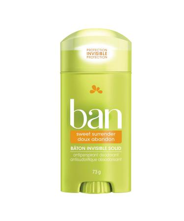 Ban Sweet Surrender 24-Hour Invisible Solid Antiperspirant Deodorant 73 G