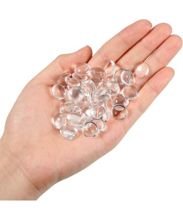 220pcs 12mm Round Clear Glass Cabochons for DIY Crafts and Jewelry Making - Buy Online on GoSupps.com