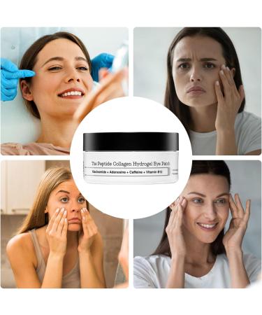 Pruojhw Hydrogel Eye Patches 60 Pieces Smoothing and Soothing Pads Firming Patches for Repairing Swelling for Beauty and Skin Spa and Night Travel - Buy Online on GoSupps.com