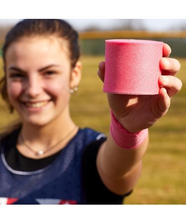 Green Sky Athletic Foam Underwrap - 4 Rolls Pink for Hair Ankles & Sports | International Shipping - Buy Online on GoSupps.com