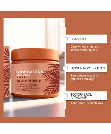 Deep hair care 150 g moisturizing scalp care recovery hair mask for women and men overnight daily routine morning frizz control travel weekend - Buy Online on GoSupps.com