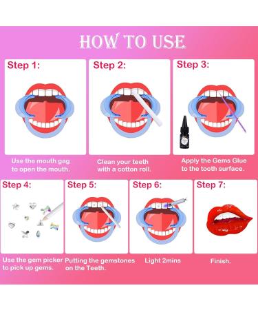 Tooth Gem Kit - DIY Teeth Gems Jewelry for a Shining Smile | Professional Starter Kit for Sparkling Teeth - Buy Online on GoSupps.com