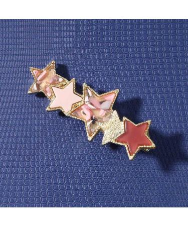 Yheakne Heart Hair Clip - Cute Pink Star Hair Accessory for Women & Girls | International Shipping Available - Buy Online on GoSupps.com