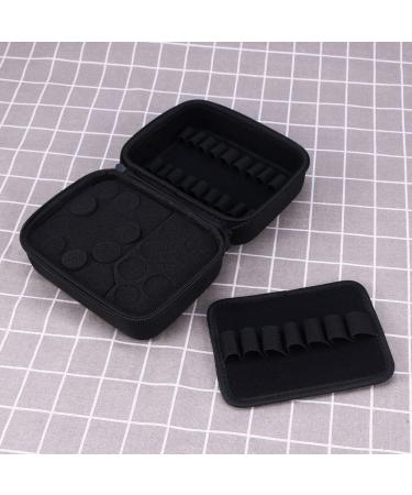 Exceart Essential Oil Carrying Case - Portable Travel Lipstick Bottle Holder Bag in Blue & Black | Ideal for Essential Oils & Makeup - Buy Online on GoSupps.com