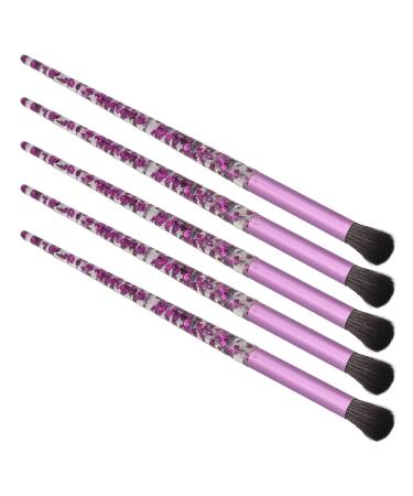 5-Piece Purple Handles Makeup Brushes Set - Eye Shadow & Concealer Beauty Tools for Flawless Makeup - Buy Online on GoSupps.com