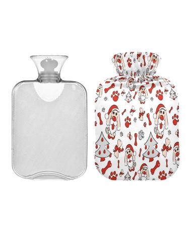 KCL Deci Warm bottle with reference Santa Claus for Dogs Santa Claus 2l hot water bottle hot water bag for foot warmer pain relief heat and cold therapy cramps
